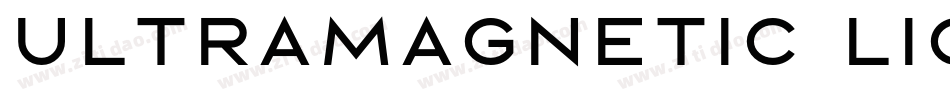 Ultramagnetic Light字体转换
